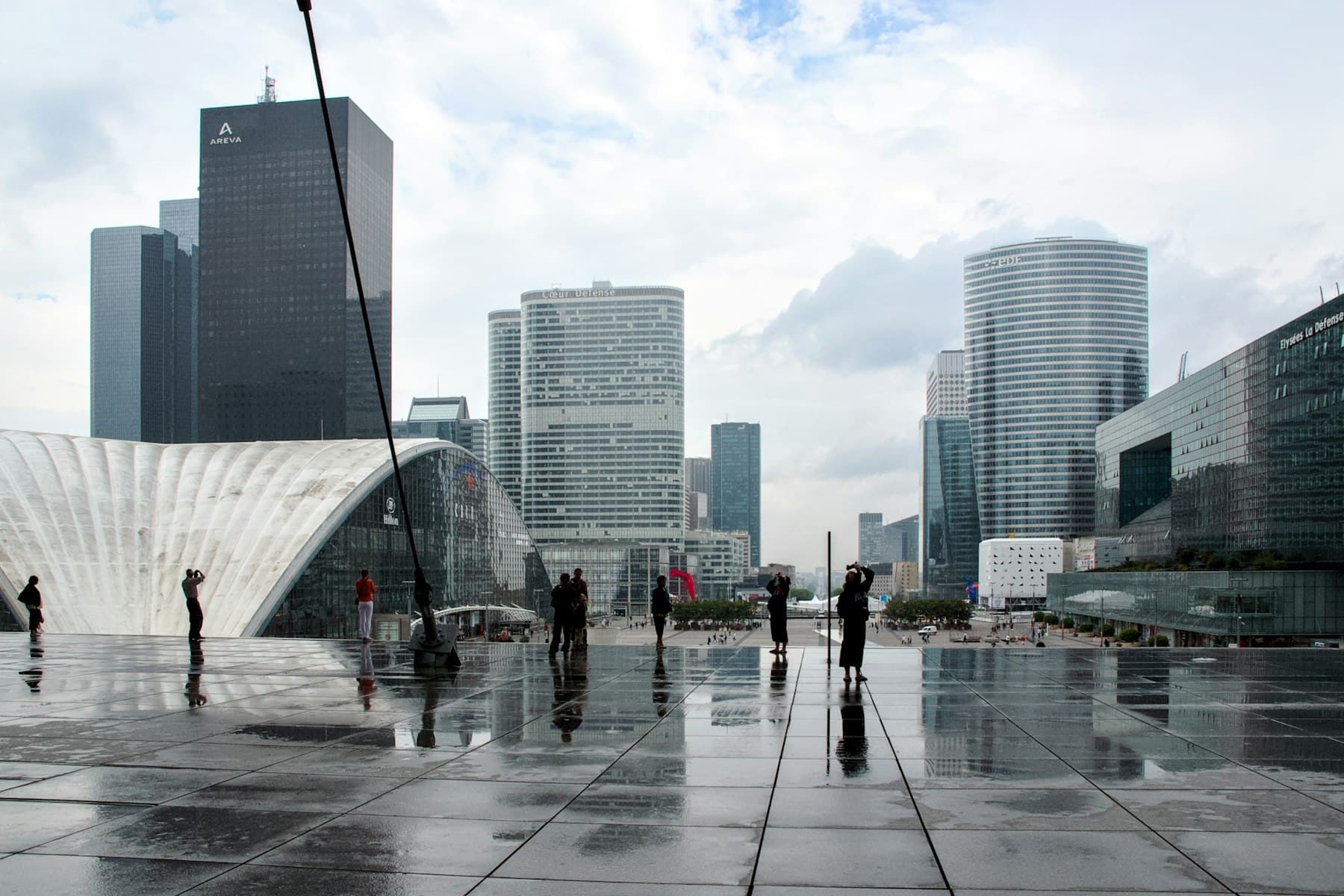The towers of La Défense, Paris